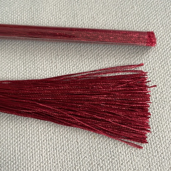 Tassel Curtain Hooks Set of 24 + Bonus Tassels + Tassel Keychain - Picture 5 of 15